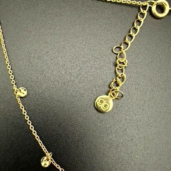 Gorjana Gold Tone 5 Disc Necklace - Picture 6 of 6